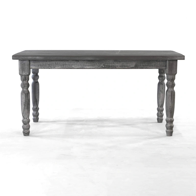Table à manger en bois massif de 160 cm, 6 places
