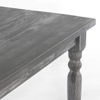 Table à manger en bois massif de 160 cm, 6 places