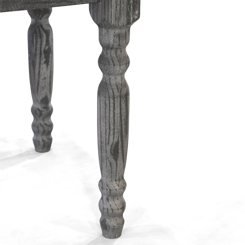 Table à manger en bois massif de 160 cm, 6 places
