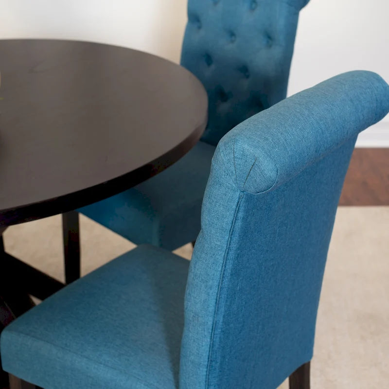 Ensemble de salle à manger 5 pièces Nylander, table à manger avec piétement en X et 4 chaises élégantes