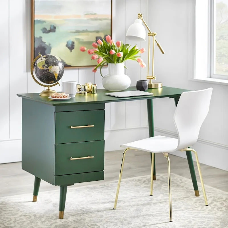 Bureau du milieu du siècle avec tiroirs