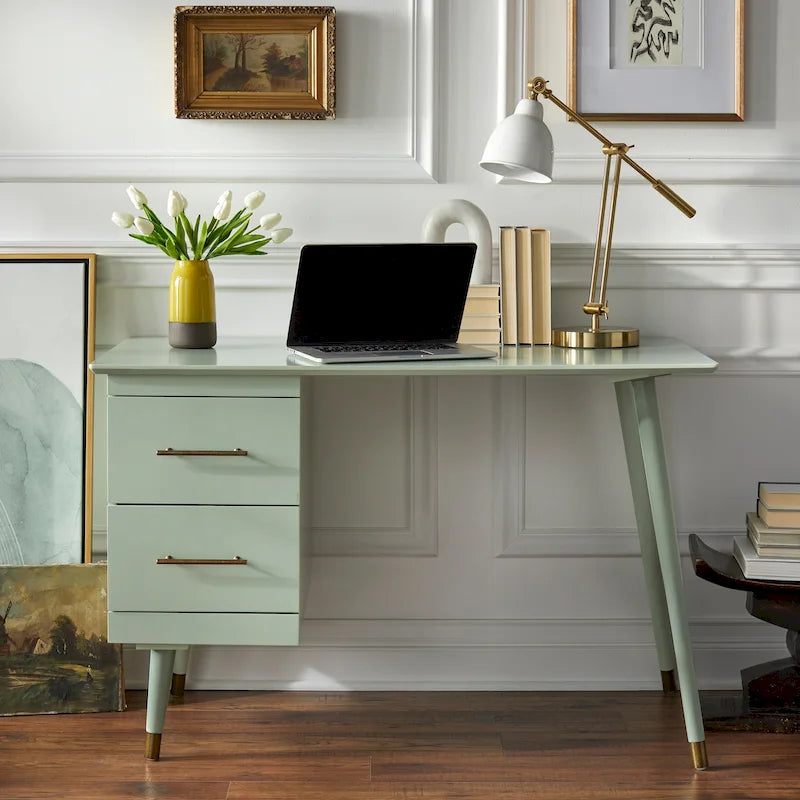 Bureau du milieu du siècle avec tiroirs