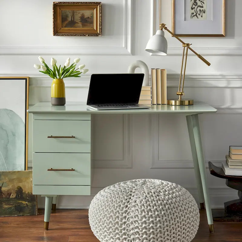 Bureau du milieu du siècle avec tiroirs