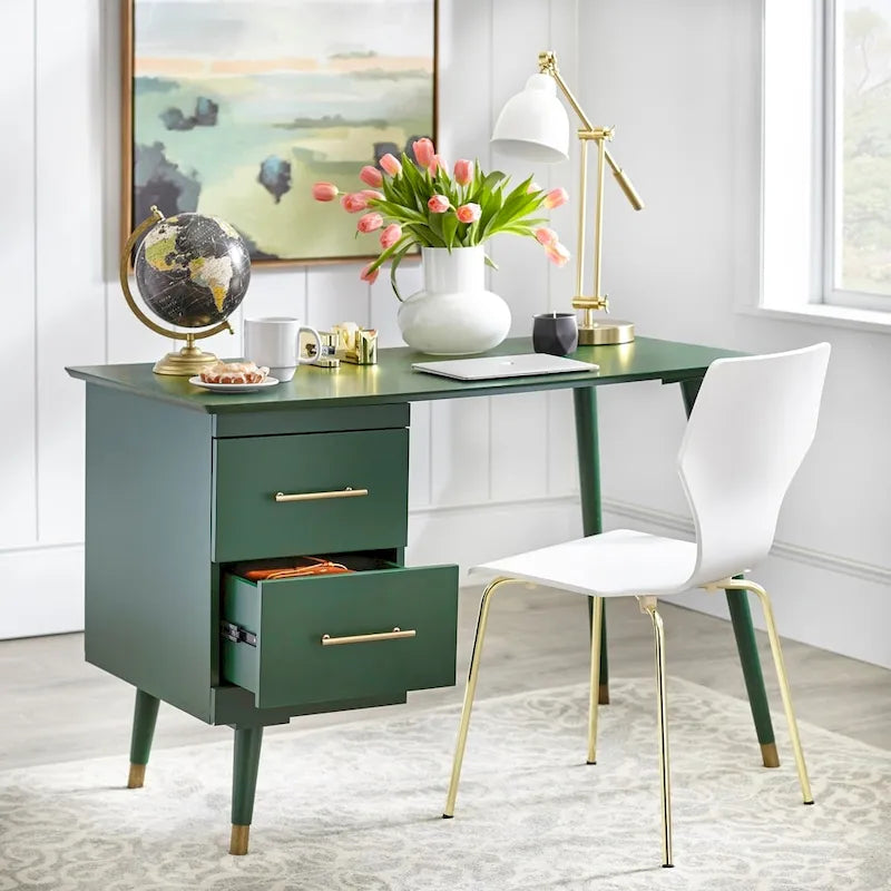 Bureau du milieu du siècle avec tiroirs
