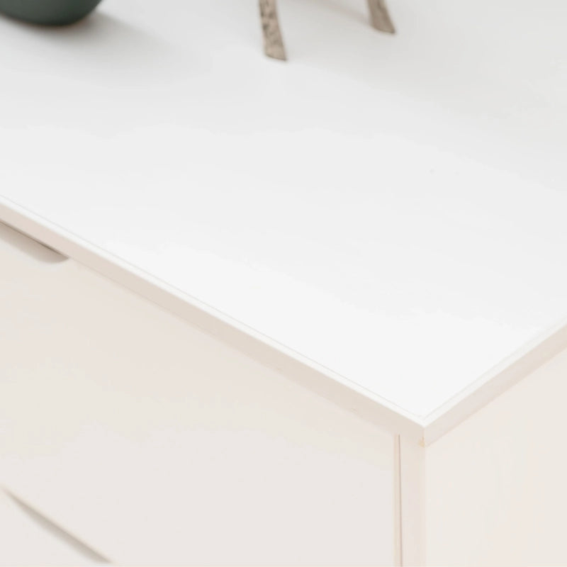 Ensemble de chambre à coucher 3 pièces en pin avec commode à 6 tiroirs et tables de chevet à 3 tiroirs (ensemble de 2)