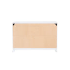 Ensemble de chambre à coucher 3 pièces en pin avec commode à 6 tiroirs et tables de chevet à 3 tiroirs (ensemble de 2)