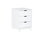 Ensemble de chambre à coucher 3 pièces en pin avec commode à 6 tiroirs et tables de chevet à 3 tiroirs (ensemble de 2)