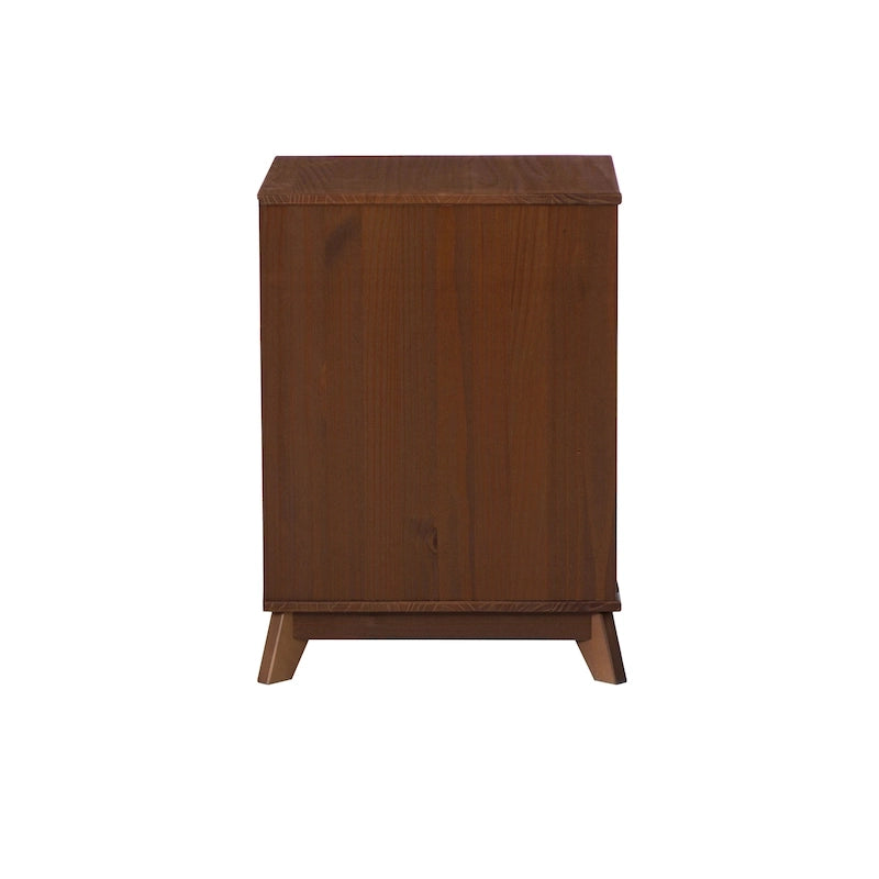 Ensemble de chambre à coucher 3 pièces en pin avec commode à 6 tiroirs et tables de chevet à 3 tiroirs (ensemble de 2)