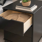 Ensemble de chambre à coucher 3 pièces en pin avec commode à 6 tiroirs et tables de chevet à 3 tiroirs (ensemble de 2)