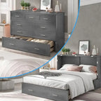 Lit escamotable, armoire-lit avec matelas et tiroir
