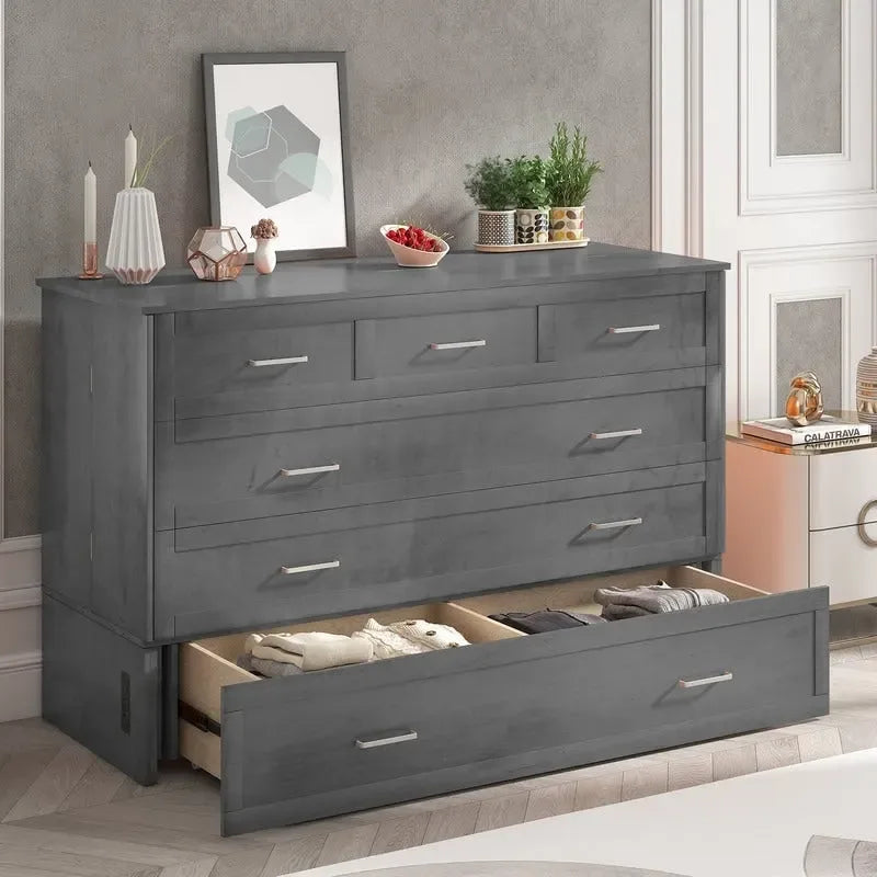 Lit escamotable, armoire-lit avec matelas et tiroir