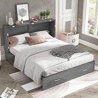 Lit escamotable, armoire-lit avec matelas et tiroir