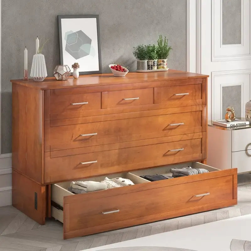 Lit escamotable, armoire-lit avec matelas et tiroir