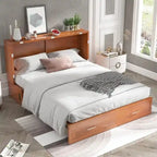Lit escamotable, armoire-lit avec matelas et tiroir