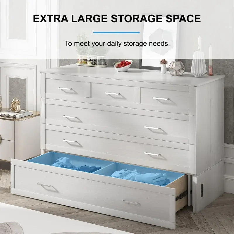 Lit escamotable, armoire-lit avec matelas et tiroir