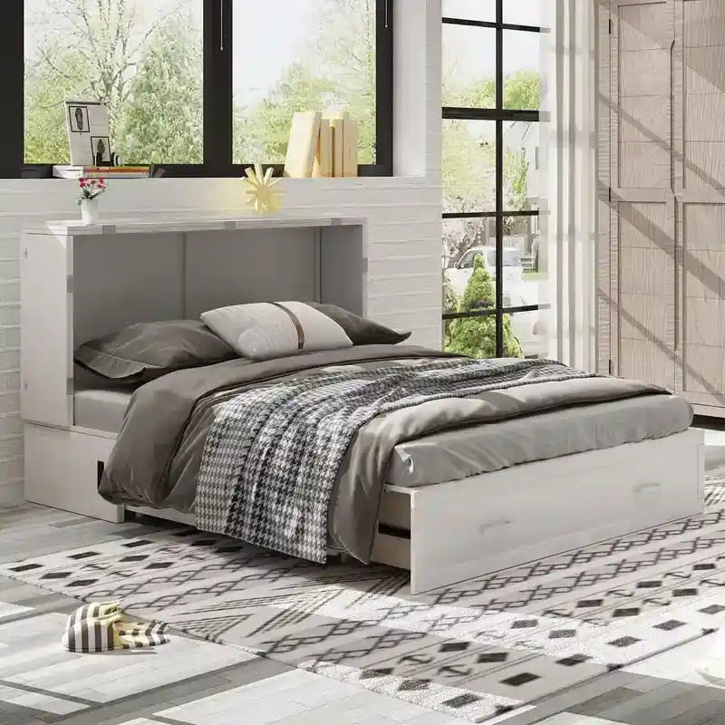 Lit escamotable, armoire-lit avec matelas et tiroir