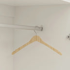 Grande Armoire Combinée, Penderie, Meuble de Rangement, Blanc