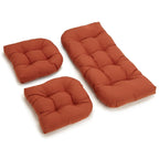 Ensemble de coussins trois pièces en sergé pour causeuse d'intérieur