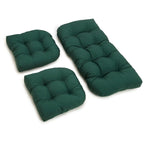 Ensemble de coussins trois pièces en sergé pour causeuse d'intérieur
