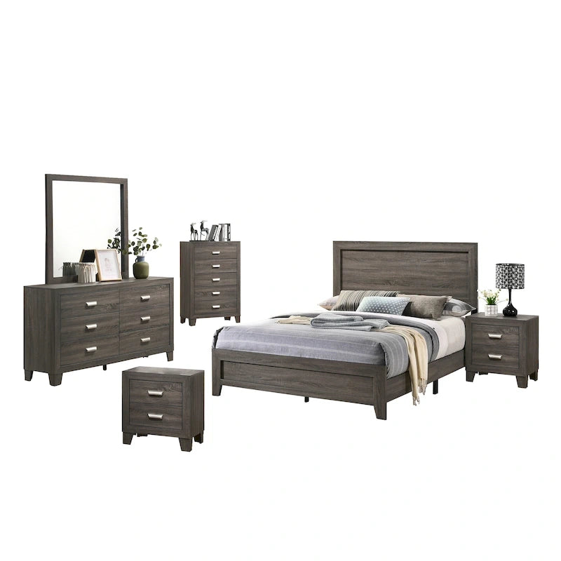 Best Quality Furniture Anastasia 6-Piece Bedroom Set