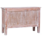 Buffet avec 2 Tiroirs, Bois d'Acajou Massif - 35,4x11,8x23,6