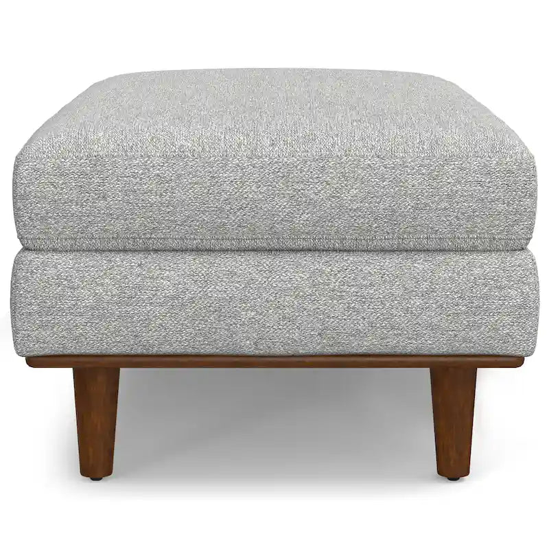 Grand repose-pieds rectangulaire de style moderne du milieu du siècle, 124 cm de large