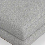Grand repose-pieds rectangulaire de style moderne du milieu du siècle, 124 cm de large