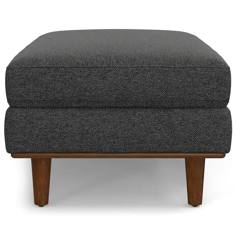Grand repose-pieds rectangulaire de style moderne du milieu du siècle, 124 cm de large