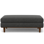 Grand repose-pieds rectangulaire de style moderne du milieu du siècle, 124 cm de large