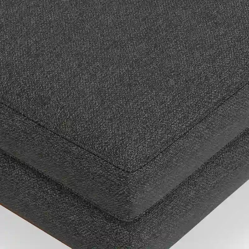 Grand repose-pieds rectangulaire de style moderne du milieu du siècle, 124 cm de large