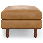 Grand repose-pieds rectangulaire de style moderne du milieu du siècle, 124 cm de large