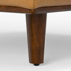 Grand repose-pieds rectangulaire de style moderne du milieu du siècle, 124 cm de large