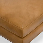 Grand repose-pieds rectangulaire de style moderne du milieu du siècle, 124 cm de large