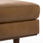 Grand repose-pieds rectangulaire de style moderne du milieu du siècle, 124 cm de large