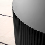 Tables basses gigognes rondes Modern Glam pour le salon (Lot de 2) Non assemblées