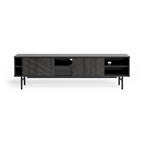 Meuble TV en chêne effet, 179 cm, meuble console média