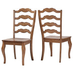 Chaise de salle à manger à barreaux (lot de 2)
