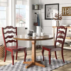 Chaise de salle à manger à barreaux (lot de 2)