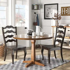Chaise de salle à manger à barreaux (lot de 2)