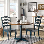 Chaise de salle à manger à barreaux (lot de 2)