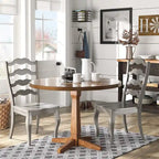 Chaise de salle à manger à barreaux (lot de 2)
