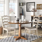 Chaise de salle à manger à barreaux (lot de 2)
