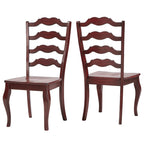 Chaise de salle à manger à barreaux (lot de 2)