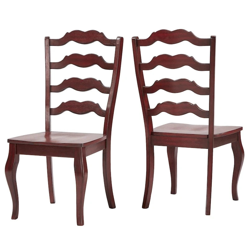 Chaise de salle à manger à barreaux (lot de 2)