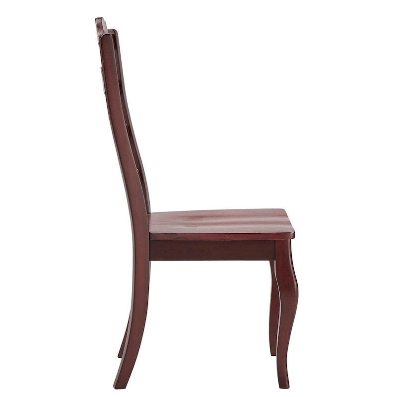 Chaise de salle à manger à barreaux (lot de 2)