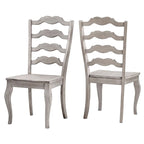 Chaise de salle à manger à barreaux (lot de 2)