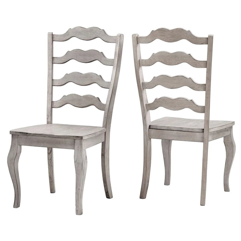 Chaise de salle à manger à barreaux (lot de 2)