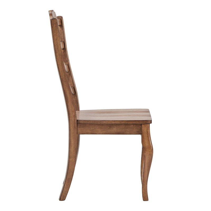 Chaise de salle à manger à barreaux (lot de 2)