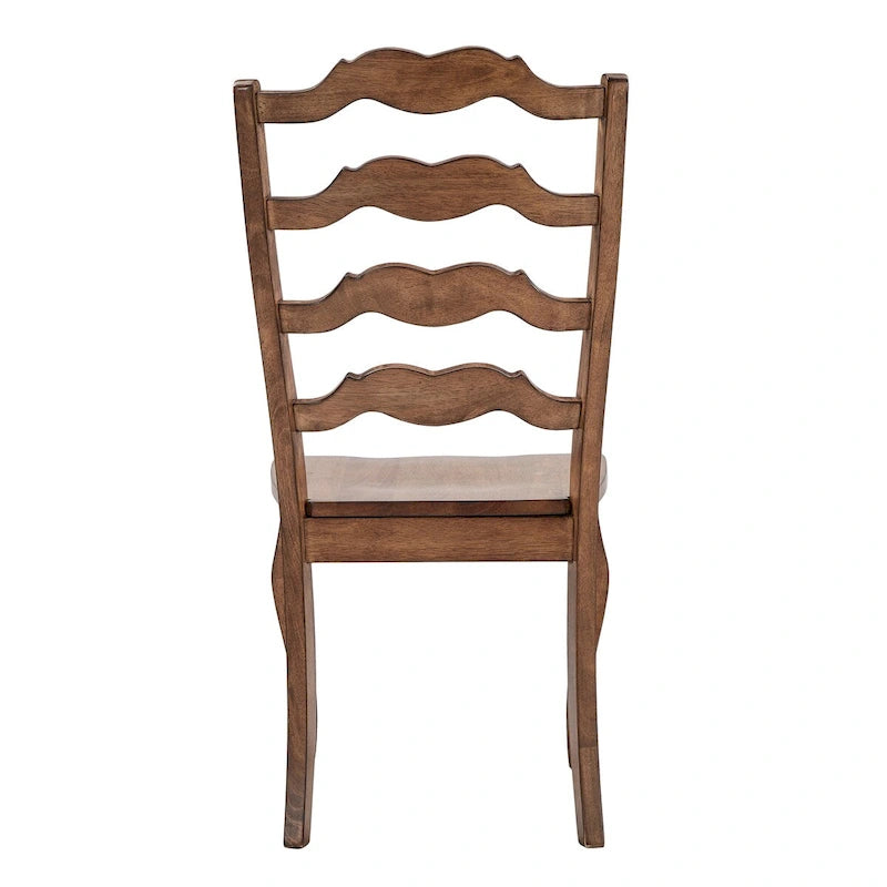 Chaise de salle à manger à barreaux (lot de 2)