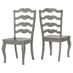Chaise de salle à manger à barreaux (lot de 2)
